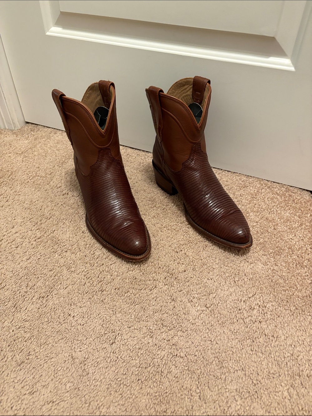 Tecovas Caiman Leather Boots